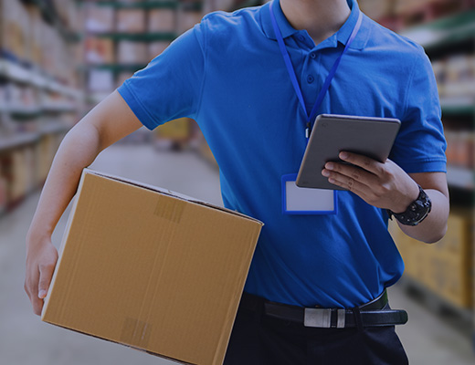 物流向け受付・商品管理・配送システム